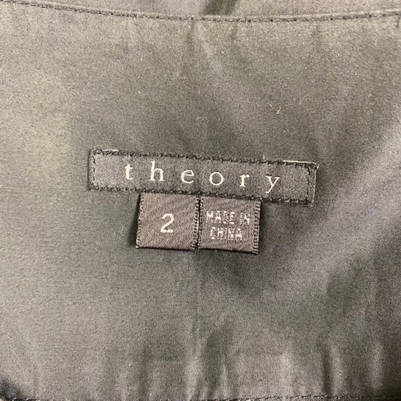 Theory Skater Flare Jolia Skirt Mixed Media Sequins, size 2 EUC - Picture 6 of 8